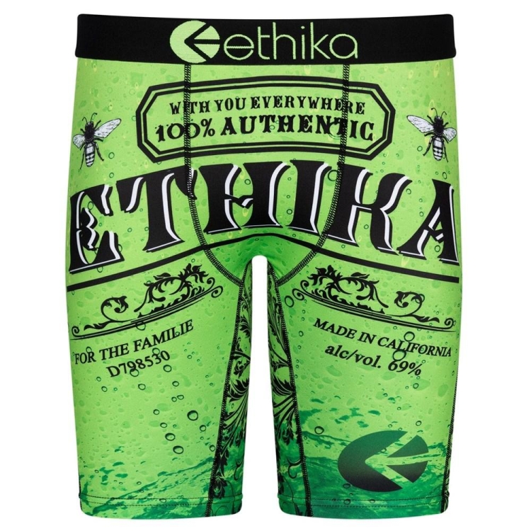 Staple Underwear Ethika Shots Up Vert Homme | RICP-22724258